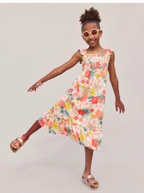 Girls Floral Carters Maxi-dress Size 7